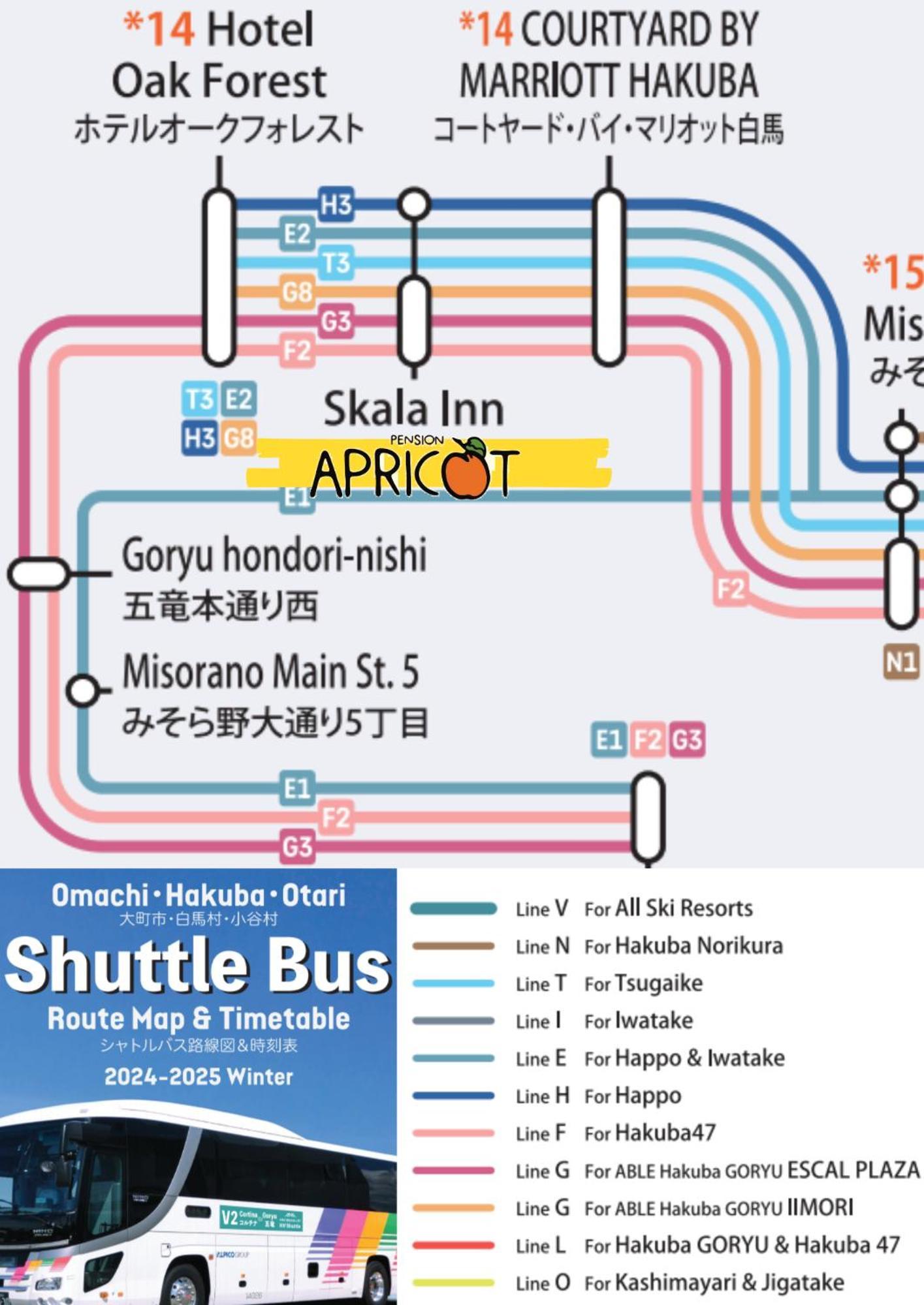 Apricot Pension Hakuba Ngoại thất bức ảnh